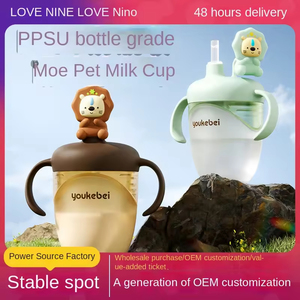 Gobelet d'apprentissage <span class=keywords><strong>anti</strong></span>-<span class=keywords><strong>colique</strong></span> en silicone sans BPA, OEM ODM, <span class=keywords><strong>bio</strong></span>, avec poignée, biberon pour bébé, eau, <span class=keywords><strong>lait</strong></span> - Product Image 6