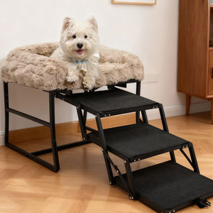 <span class=keywords><strong>Rampe</strong></span> <span class=keywords><strong>pour</strong></span> chien écologique <span class=keywords><strong>d</strong></span>étachable, plateforme à motif solide, <span class=keywords><strong>escalier</strong></span> <span class=keywords><strong>pour</strong></span> chien, siège <span class=keywords><strong>pour</strong></span> chiot et chat, lit avec tapis - Product Image 2