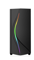 Gaming Desktop PC Accessories RGB LED Light Strip Supported Century Star Aluminum Alloy Mid Tower Computer Cases Side Panel