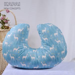 وسادة رضاعة بنمط الغزلان، ناعمة وعالية المرونة، مريحة للرضاعة وراحة الطفل - Product Image 1