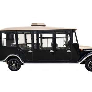 Vehículo Eléctrico Clásico de 8 Plazas, Diseño Moderno, Estilo Vintage, Fabricado en China, Precio Económico, Ideal para Villas Vacacionales - Product Image 1