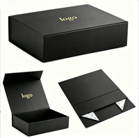 Boîte d'emballage en carton rigide magnétique avec logo imprimé personnalisé, boîte cadeau en papier magnétique luxueuse, boîte pliante
