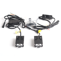 Luz LED auxiliar de trabajo de conducción para camión de motocicleta, luces de punto ámbar blanco, iluminación automática Exterior mejorada para el trabajo, LED de 2 pulgadas