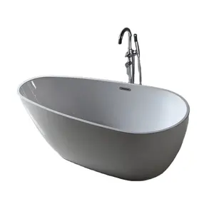ON SALE: Designer Model 1.4m-1.7m Acrylic Freestanding Bathtub in Top Quality