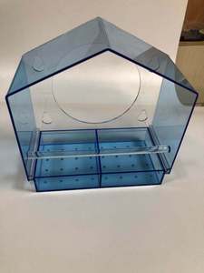Buiten Tuin Vogelvoeders <span class=keywords><strong>Plastic</strong></span> Wild Voedsel Raam Vogel Feeder Afrikaanse Papegaai Duif Feeder Voor Vogel - Product Image 3
