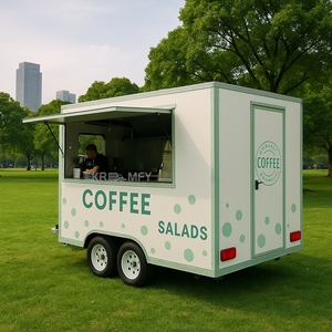 Camion Bar Entièrement Équipé, Chariot de Vente de Café et BBQ, Remorque Mobile Personnalisée pour Services Alimentaires, Événements et Concession de Jus - Product Image 4