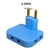 Prise UE 3 prises secteur multiprise 1 conversion 3 rallonge prise électrique 180 prise de courant rotative adaptateur secteur