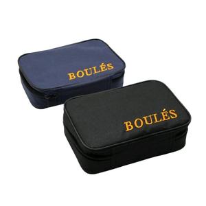 Sac <span class=keywords><strong>de</strong></span> <span class=keywords><strong>pétanque</strong></span> professionnel en nylon multicolore pour 2 à 8 <span class=keywords><strong>boules</strong></span>, diamètre 73 mm, emballage 90x90x80 mm, vente en gros au meilleur prix - Product Image 1