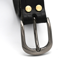 CLOXY Cinturón y accesorios Hebilla de barra de tacón de metal de 30mm para cuero Hebilla de cinturón de mujer redondeada Hebilla de cinturón de latón antiguo negro de 30mm - Product Image 6