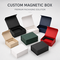 Boîte d'emballage cadeau magnétique en carton rigide EVA avec insert en mousse EVA, logo personnalisé, vente en gros