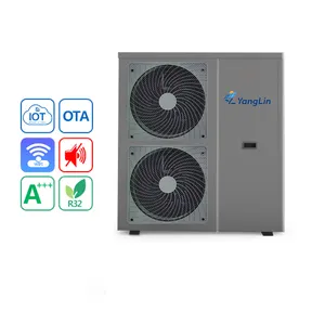 21KW Full Inverter EVI Tecnologia Ar-água Monobloco Casa Aquecimento/Refrigeração Água Quente Doméstica Bomba de Calor Fonte Ar R32