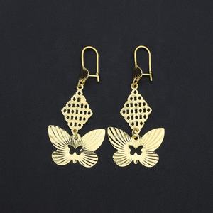 Prix de gros JXX Boucles d'oreilles massives plaquées or style classique, bijoux tendance pendantes pour femmes - Product Image 2