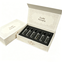 Boîte cadeau de luxe personnalisée avec fermeture magnétique pour cosmétiques et parfums, coffret de collection d'échantillons de parfums, emballage avec un design parfait