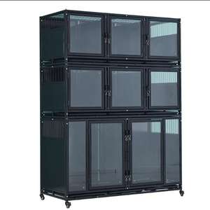 Köpekler ve kediler için Pet Shop ekran Metal kafesleri-dayanıklı katlanabilir yerden tasarruf - Product Image 4