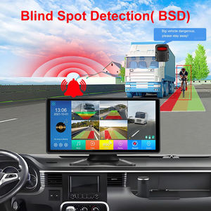 Écran tactile 5 canaux IPS de 10,36 pouces, étanche, AHD, BSD, IA, système de surveillance de camion, système d'alarme DMS, enregistreur DVR pour bus - Product Image 3
