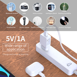 อะแดปเตอร์<span class=keywords><strong>ชาร์จ</strong></span>ไฟแบบ USB สำหรับติดผนัง <span class=keywords><strong>ชาร์จ</strong></span><span class=keywords><strong>เร็ว</strong></span> 10W วัสดุ PC สำหรับ 11-14 Pro Max <span class=keywords><strong>Mini</strong></span> R/S 6 Plus <span class=keywords><strong>iPad</strong></span> อุปกรณ์เสริมสำหรับการเดินทาง - Product Image 5