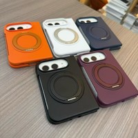 Étui rigide en tissu Techwoven avec support magnétique rotatif à 360° pour iPhone Duo d'Apple, compatible écrans perforés ou en verre – Usine IDEAL