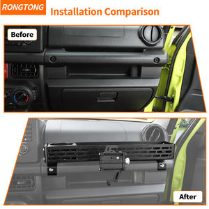 Nouvelle poignée de copilote de voiture étendre les boîtes de rangement avec des stents de téléphone portable pour Suzuki <span class=keywords><strong>Jimny</strong></span> 2019 <span class=keywords><strong>2020</strong></span> 2021 + accessoires de boîte de rangement - Product Image 4