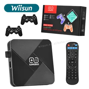 G5 Game Box 64GB 4K Wifi Retro TV box Android 9.1 Video Game Console Built-in 30000/40000+ Games consola For PSP/N64/PS1