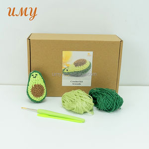Kit complet De tricots, jouets De démarrage pour enfants, <span class=keywords><strong>facile</strong></span> pour débutants, motif crochets, Kit De couture, Deux Para De bricolage, Kit De <span class=keywords><strong>Crochet</strong></span> aux fruits - Product Image 4