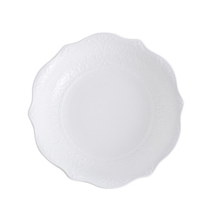 Vajilla Nórdica de Color Sólido, Tazón de Cerámica Creativo con Encaje, Plato para Bistec con Logotipo en Relieve, Apto para <span class=keywords><strong>Microondas</strong></span>, Moderno - Product Image 5