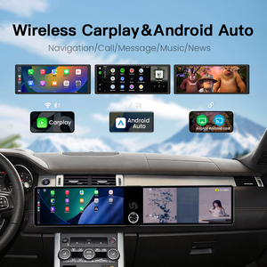 Écran interactif double 12,3 pouces Foforfor pour Land <span class=keywords><strong>Rover</strong></span> <span class=keywords><strong>Evoque</strong></span> 2016-2018 Android 13 avec CarPlay sans fil, GPS de voiture, autoradio stéréo - Product Image 3