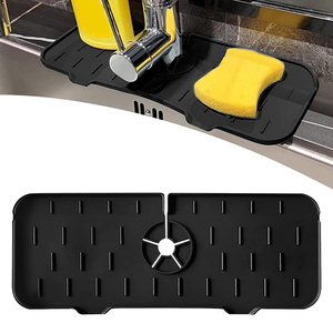 Tappetino in Silicone Regolabile per Rubinetto con Design Autodrenante, Pieghevole, Raccoglitore d'Acqua per <span class=keywords><strong>Lavello</strong></span> da <span class=keywords><strong>Cucina</strong></span>, Vendita Diretta dalla Fabbrica - Product Image 4