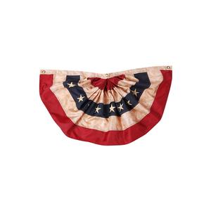 Заводской изготовленный на заказ дешевый чай окрашенный американский флаг флажки с латунными кольцами - Product Image 1