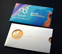 Boîte rigide de luxe personnalisée avec tiroir coulissant en papier pour cartes VIP, cartes de crédit et cartes cadeaux