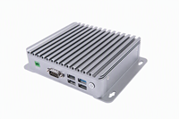 Mini PC Industrial sin Ventilador con Intel Celeron J1900 de Cuatro Núcleos, Doble LAN Gigabit, RS232, RS485, DDR3 para Automatización