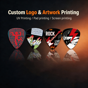 Design de plectre de <span class=keywords><strong>guitare</strong></span> compatible avec plusieurs méthodes d'impression pour créer des illustrations de marque uniques - Product Image 5