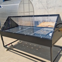 Commerciële multifunctionele zonne-droger voor groenten, fruit en vlees, gegalvaniseerde stalen constructie, 12V energiebesparende machine