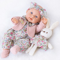 Muñeca Reborn de 30CM, cuerpo completo de vinilo, simulación de bebé, lavable, muñeca de compañía, venta al por mayor.