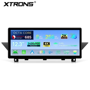 XTRONS 12.3 "Qualcomm Snapdragon 685 8 + 256 GPS 2KAndroid sistema di Infotainment dello schermo dell'auto aggiornamento per BMW X1 E84 CIC - Product Image 6