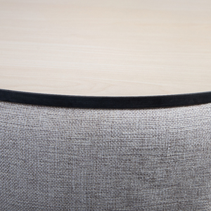 Dễ dàng để làm sạch hiện đại DEBO 12mm Độ dày hình tròn nhiều lớp HPL vệ sinh bàn ăn Tops - Product Image 5