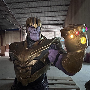 Offre Spéciale grandeur nature Spider-Man capitaine <span class=keywords><strong>Thanos</strong></span> Statue fibre de verre résine Sculpture Marvel <span class=keywords><strong>Comics</strong></span> Figure Statue - Product Image 1
