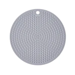 Silicone Coasters Silicone Potholder Mat Forkitchen Desk Mat Anti Scald Heat Resistant Silicone Mat For Table Protector