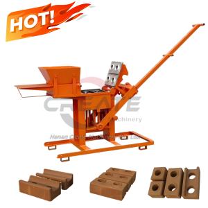 CR 2-40 Typ Manuelle Verzahnungs-Ziegelstein-Herstellungsmaschine, Bodenziegel-Herstellungsmaschine, Rote-Ton-Ziegelstein-Herstellungsmaschine - Product Image 1