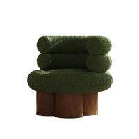 Fauteuil inclinable moderne en tissu doux et moelleux, avec éponge haute densité, idéal pour chambre, salon, balcon, villa, hôtel