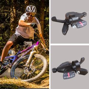 Palanca de Cambios Acera para <span class=keywords><strong>Shimano</strong></span> SL-M310 <span class=keywords><strong>3x8</strong></span> Velocidades, <span class=keywords><strong>Desviador</strong></span> Delantero Derecho Izquierdo para Bicicleta Híbrida de Montaña, Aleación <span class=keywords><strong>3x8</strong></span>-Vel - Product Image 4