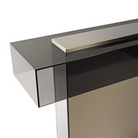 Italienischer leichter Luxus-Eingangs tisch-Acryl dekorativer Edelstahl-Konsolen tisch Perfekt für die Dekoration der Hotel