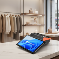 Sistema POS Inteligente NB11W con Windows 11, Máquina de Caja Todo en Uno, Pantalla Vertical de 11 Pulgadas, Impresora Térmica de 80 mm, NFC, Bluetooth 2D