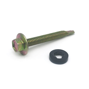 <span class=keywords><strong>Viti</strong></span> per Tetti Zincate Autoperforanti Tek in Metallo, Legno, Zinco, Cemento, Acciaio Inossidabile con Testa Esagonale CSK e Rondelle EPDM - Product Image 2
