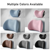 Coussin de soutien lombaire et appui-tête pour voiture en mousse à mémoire de forme, protection de la taille et du cou, accessoires de voiture avec logo personnalisé