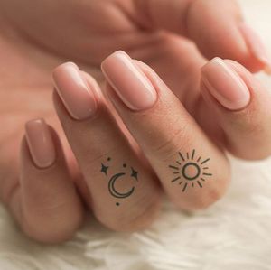 <span class=keywords><strong>Tatouage</strong></span> temporaire personnalisé avec citations spirituelles pour couple, <span class=keywords><strong>tatouage</strong></span> au doigt, imperméable 2 semaines, encre semi-permanente <span class=keywords><strong>Jaguar</strong></span>, non toxique, design temporaire - Product Image 2