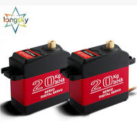 Moteur servo numérique 20KG DS3218 6.8V IP66 étanche, couple élevé, engrenage métallique, 180 degrés, double roulement, Arduino RC Robot JR/Futaba