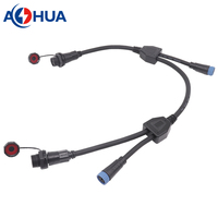 Harnais de câblage vertical pour plantes, solution de connecteurs étanches mâle-femelle M20 M25 25A 3 broches IP65 IP68, assemblage de câbles personnalisé