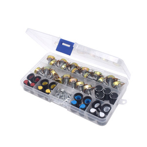Kit de potentiomètres électroniques DIY OKYN251030-4, 20 pièces WH148, simple 3 broches avec boutons assortis pour le prototypage sur carte d'expérimentation et circuit imprimé - Product Image 2