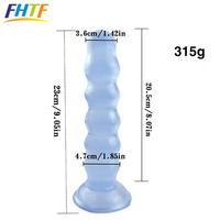 FHTF Grand Plug Anal Long Portable avec Ventouse Dilatateur Anal Jouets de Masturbation Gay BDSM Jouets Sexuels pour Adultes