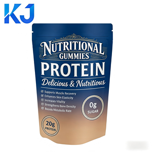 Complément alimentaire OEM Amaz Adult Protein Gummy avec vitamine C, zinc et biotine, peptides de collagène hydrolysés, 60 gommes, quantité pour 60 jours - Product Image 1